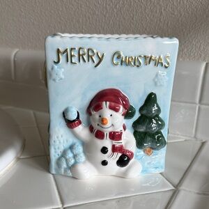 Cheerful Snowman Christmas Decor